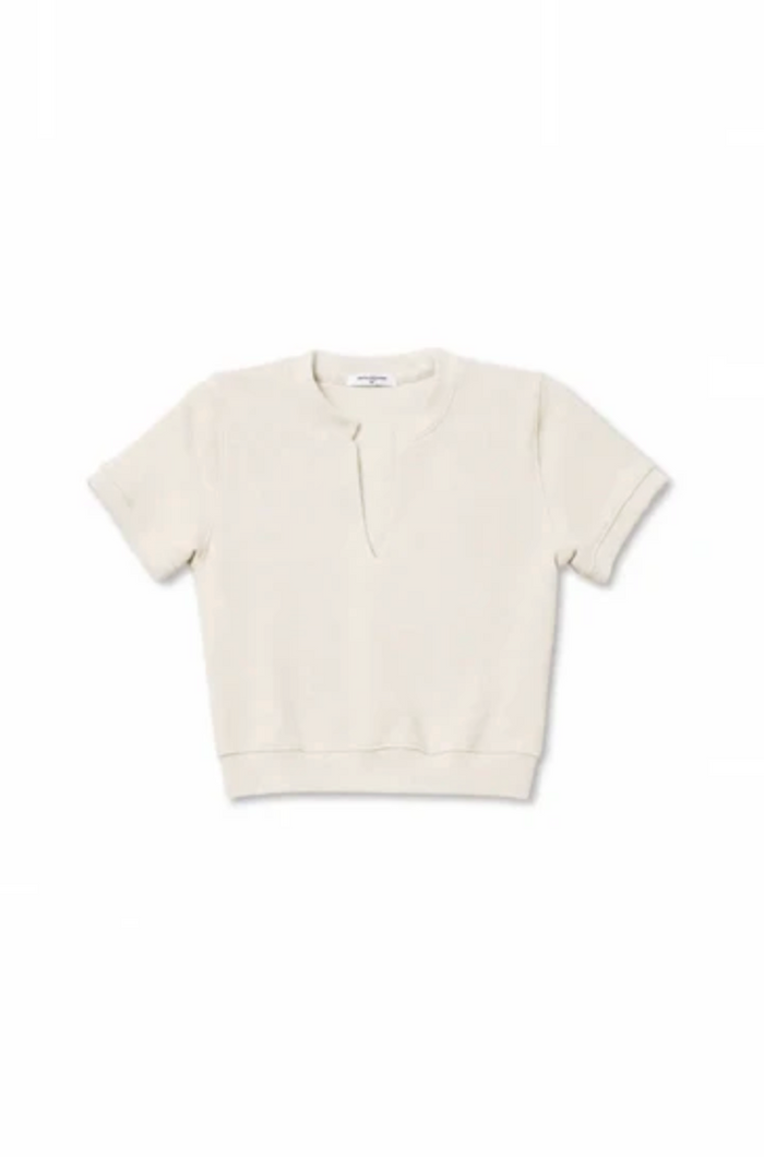 Cleo French Terry Short Sleeve, Sugar