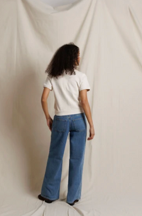 Cleo French Terry Short Sleeve, Sugar