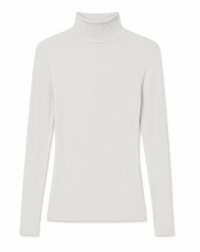 Tati Micro Modal Rib Turtle Neck, Natural