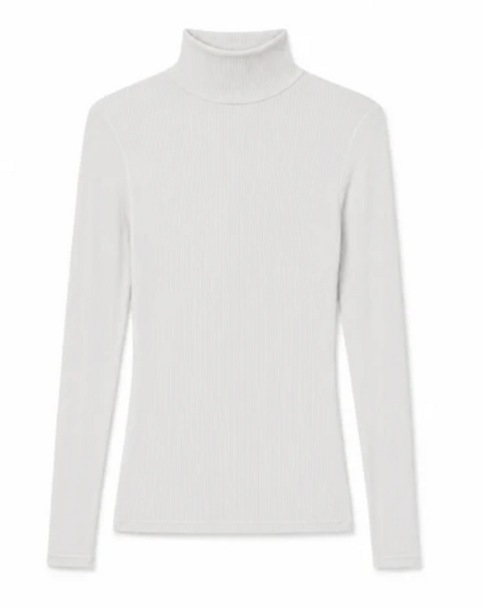 Tati Micro Modal Rib Turtle Neck, Natural