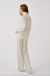 Naomi Bias Cut Pull On Pant, Gardenia