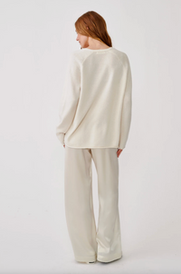 Samson Relaxed Saddle Raglan Cardigan, Gardenia