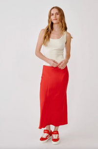 Coco Scoop Neck Tank, Gardenia
