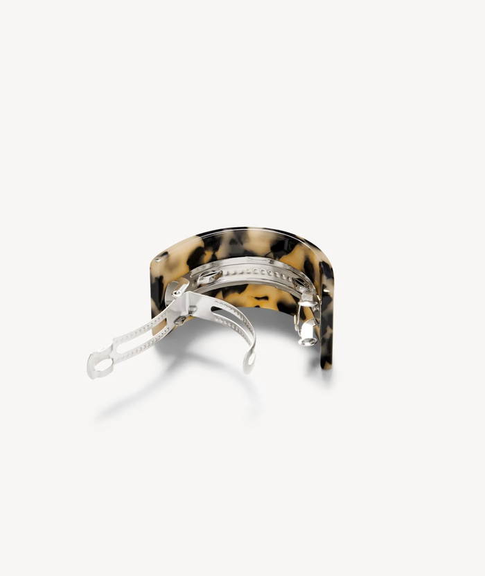French Pony Barrette, Blonde Tortoise