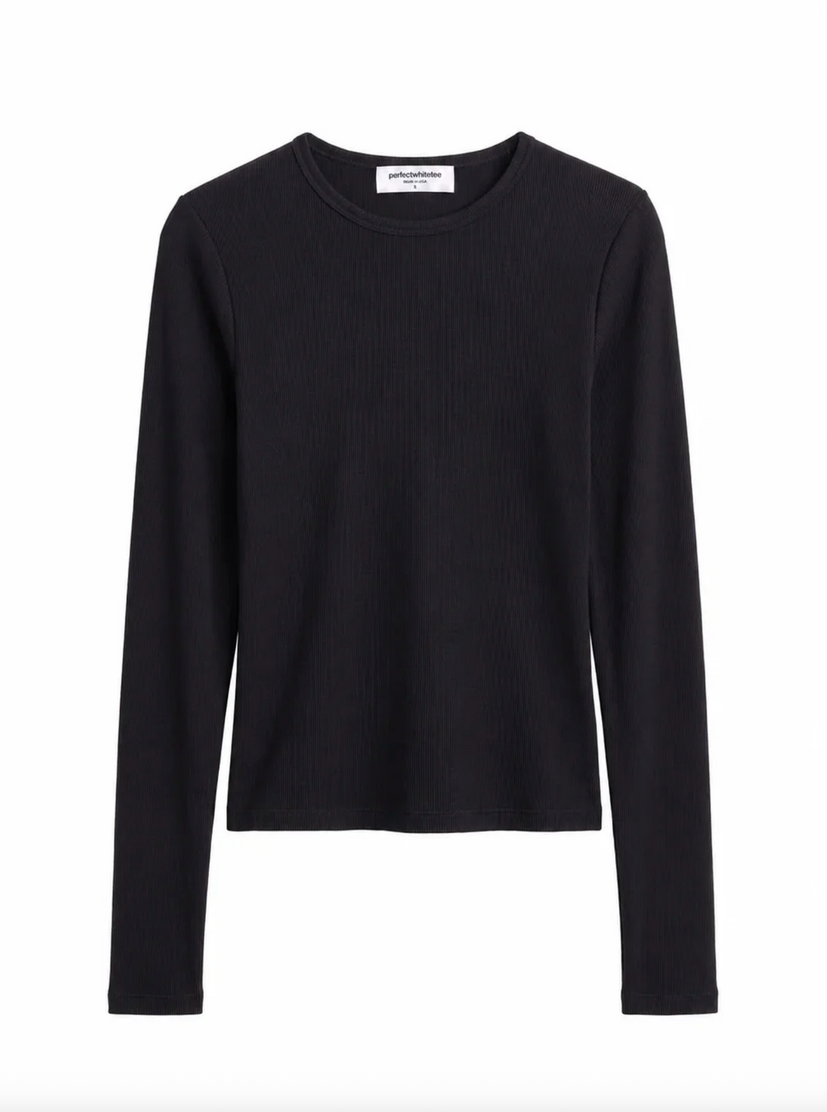 Ivanna Micro Modal Rib Long Sleeve, True Black