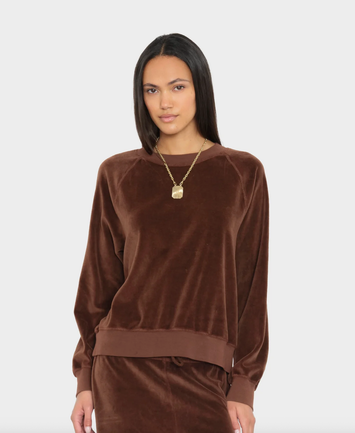 Pierre Sweatshirt, Mocha Brown
