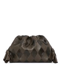Cloud 91 Medium Clutch, Dark Olive