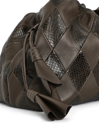 Cloud 91 Medium Clutch, Dark Olive
