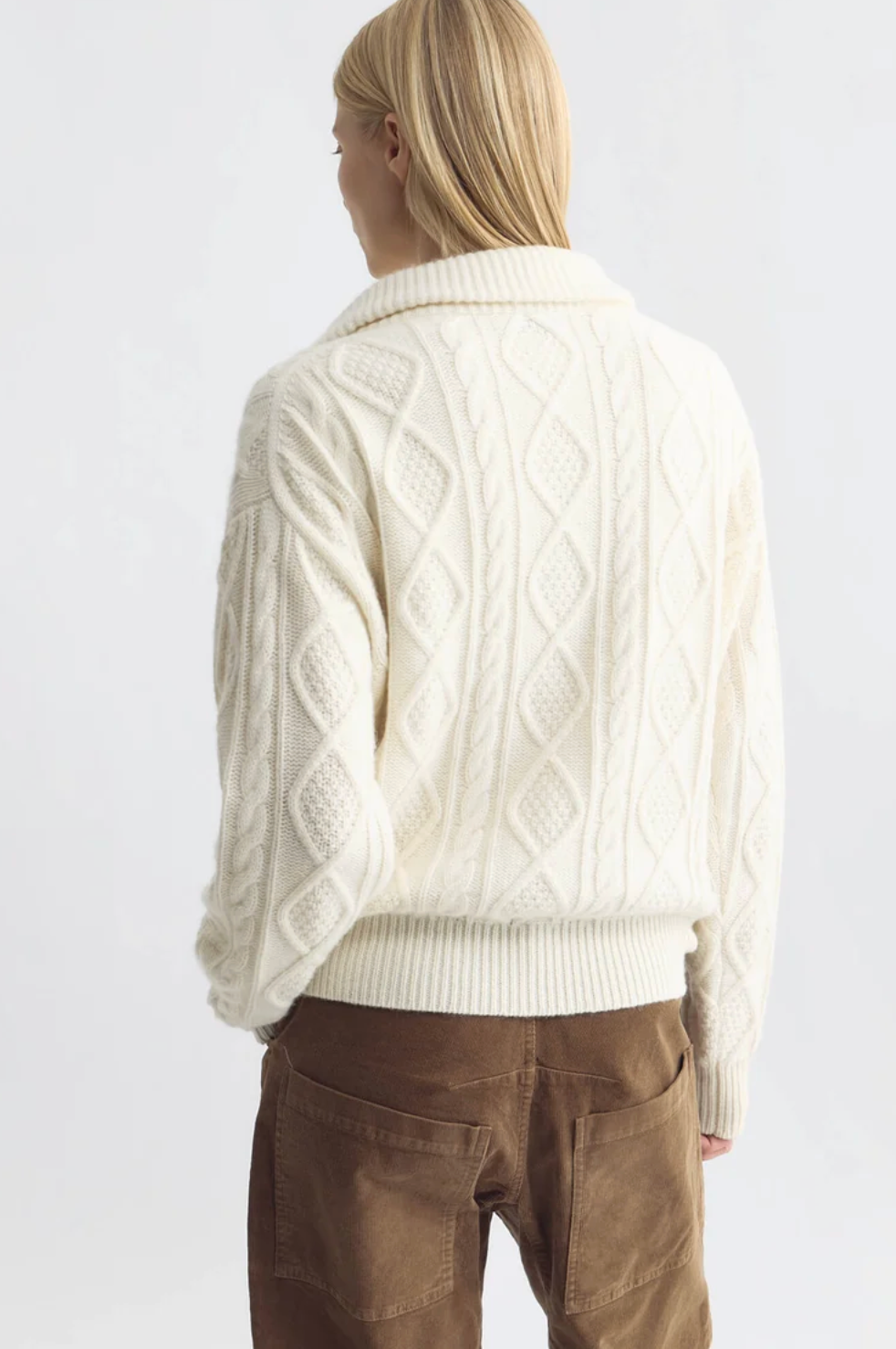 Jori Cashmere Sweater, Ivory