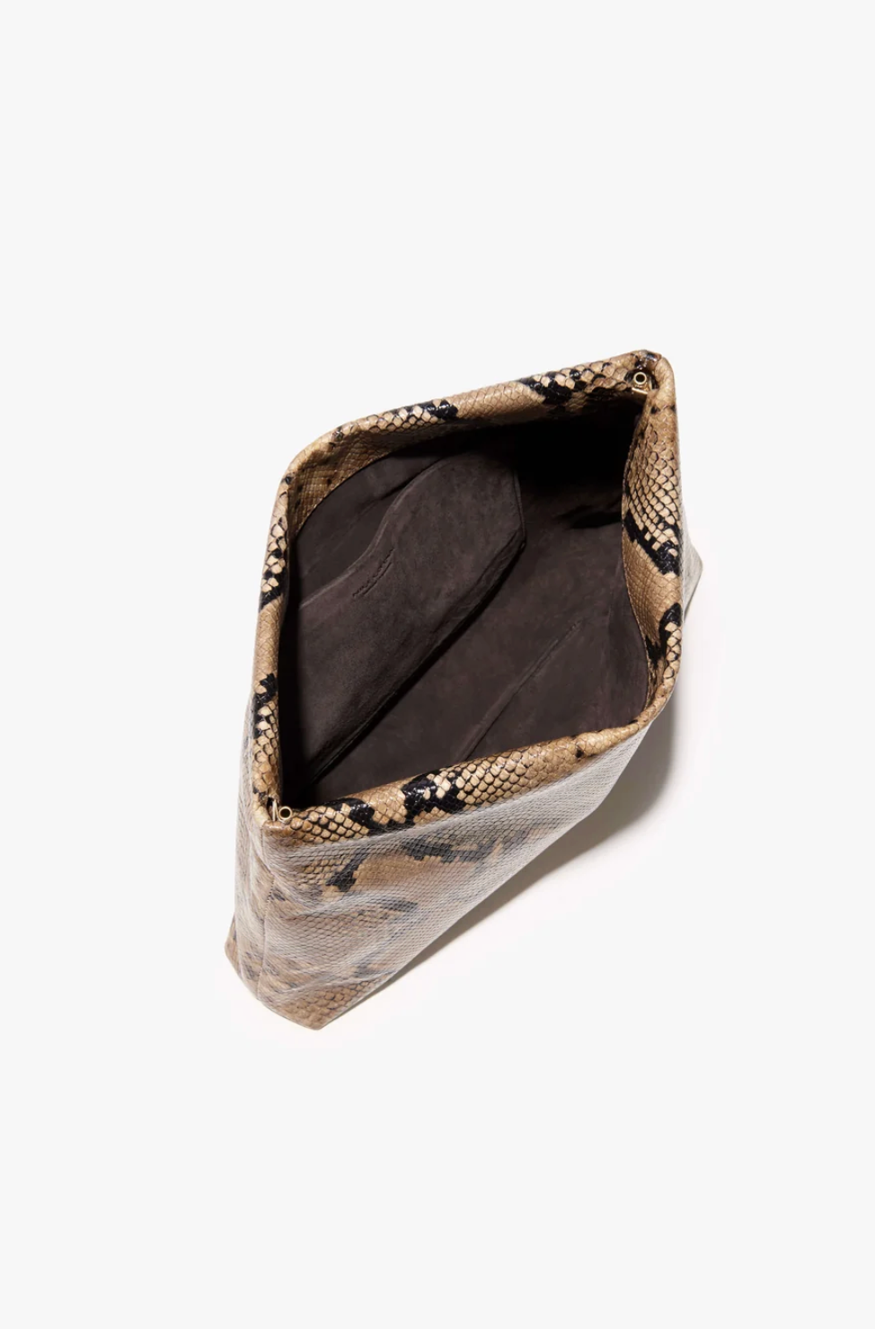 Jerry Clutch, Taupe Snakeskin