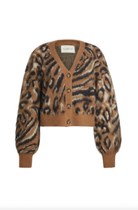 Aviana Cardi, Camel/Black/Ivory Combo