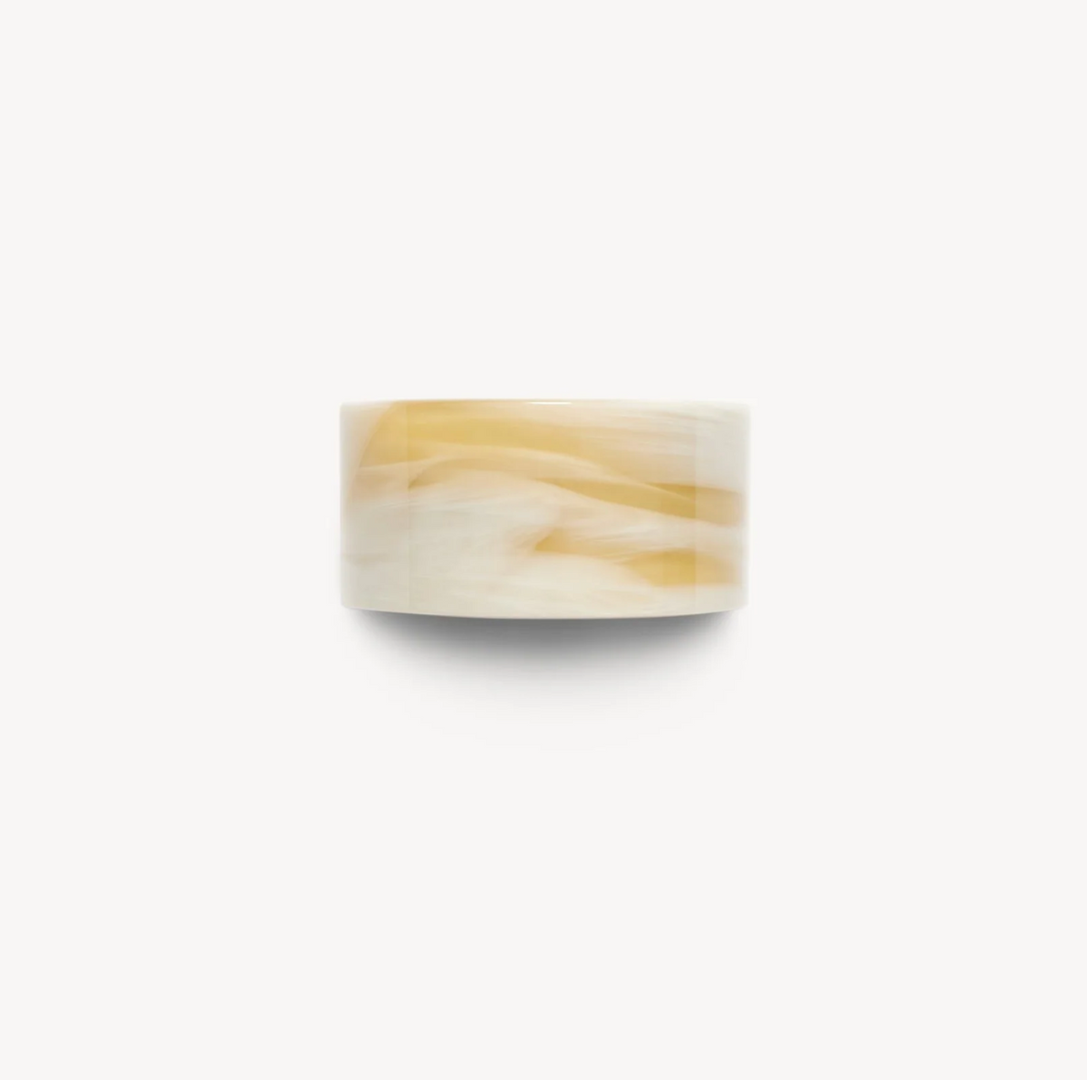 French Pony Barrette, Alabaster