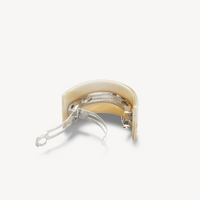 French Pony Barrette, Alabaster