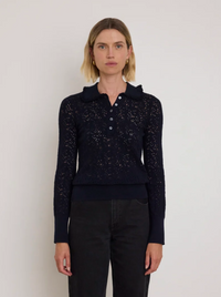 Chloe Lace Sweater, Night Sky