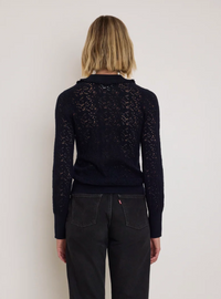 Chloe Lace Sweater, Night Sky