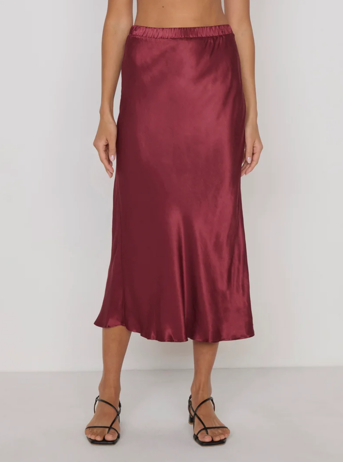Giselle Bias Maxi Skirt, Truffle