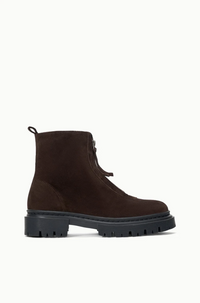 Miles Zip Ankle Boot, Espresso