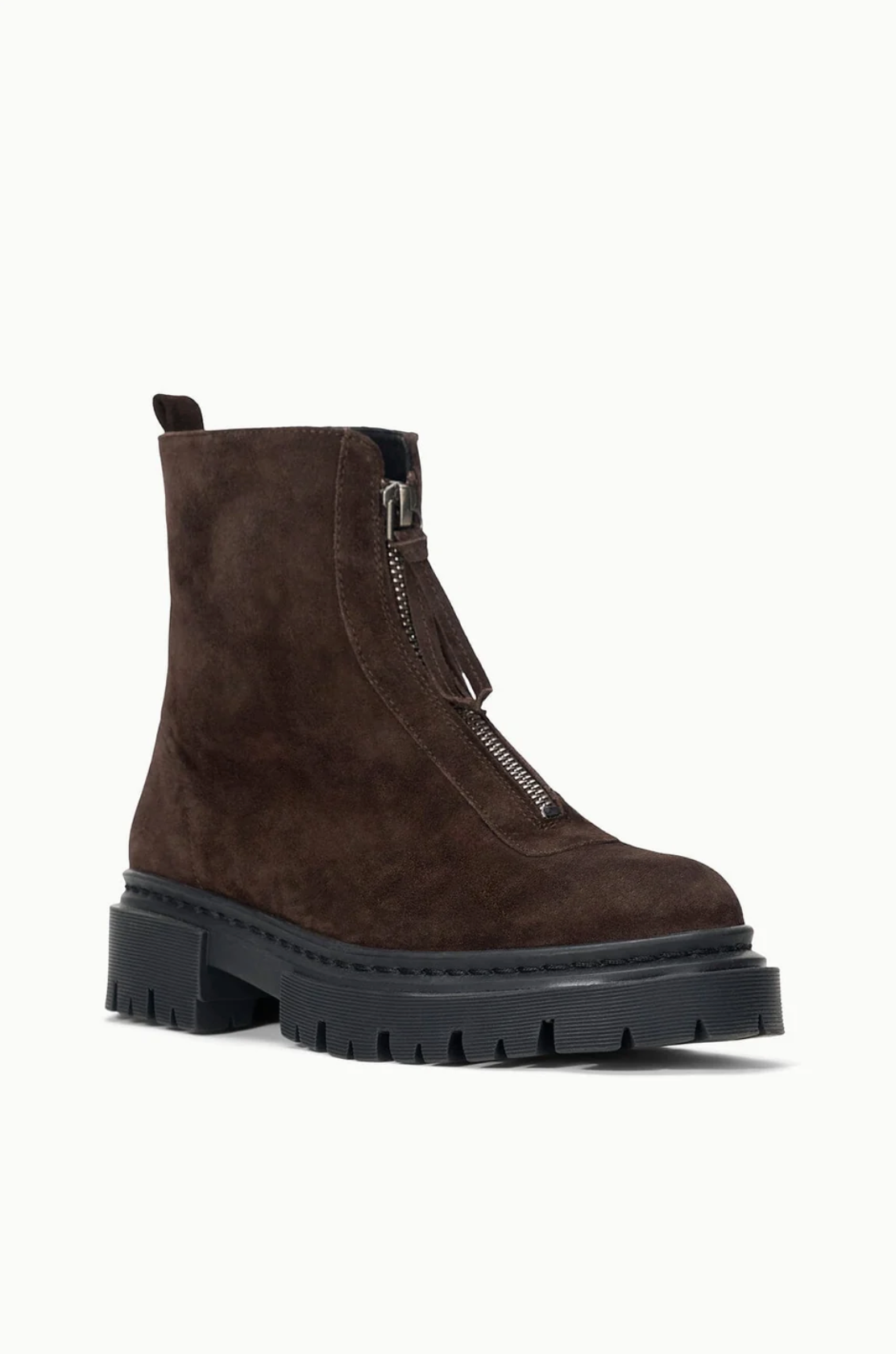 Miles Zip Ankle Boot, Espresso