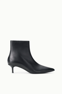 Sebastian Ankle Kitten Boot, Black