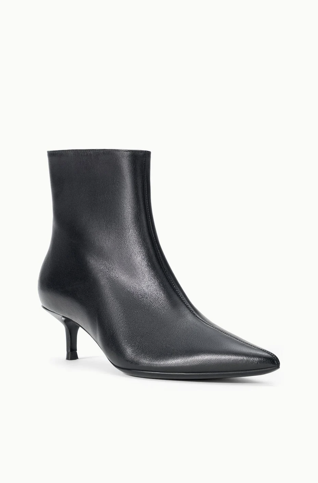 Sebastian Ankle Kitten Boot, Black