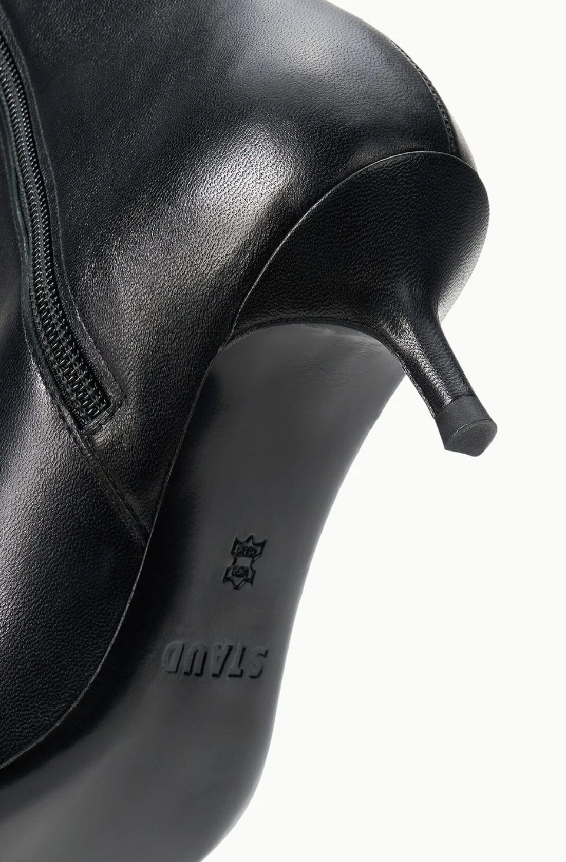 Sebastian Ankle Kitten Boot, Black
