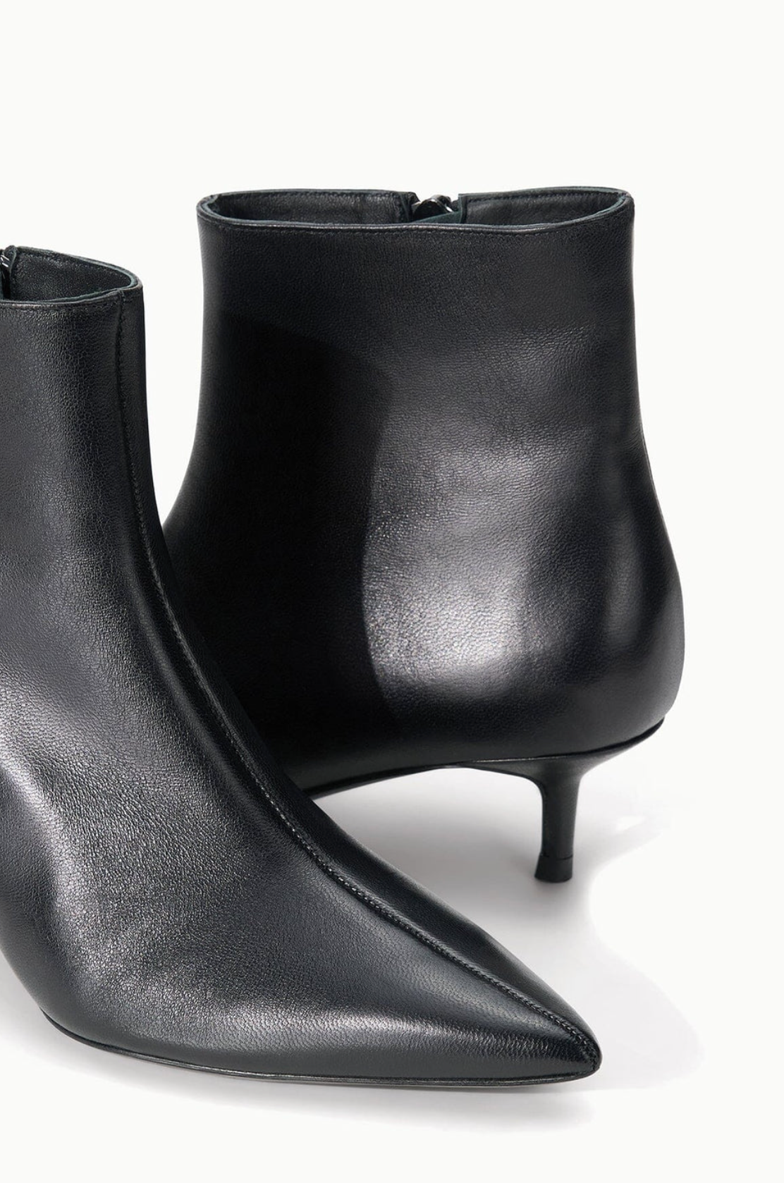 Sebastian Ankle Kitten Boot, Black