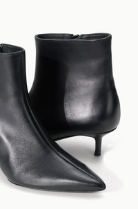 Sebastian Ankle Kitten Boot, Black