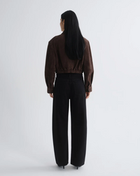 Nahla Cropped Suede Jacket, Root