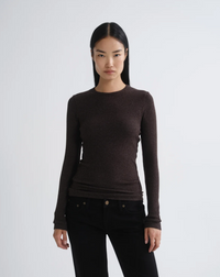 Delphi Slim Top, Ganache