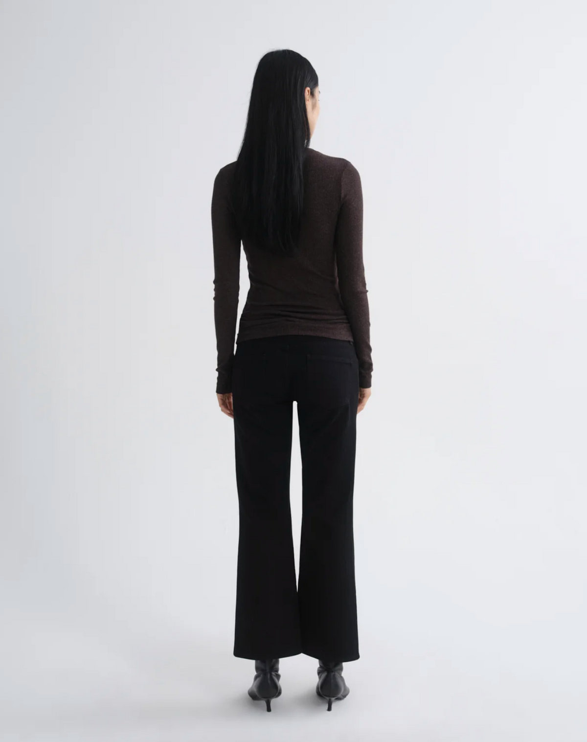 Delphi Slim Top, Ganache