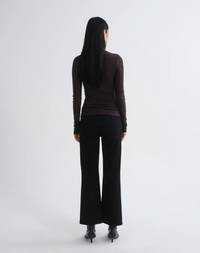 Delphi Slim Top, Ganache