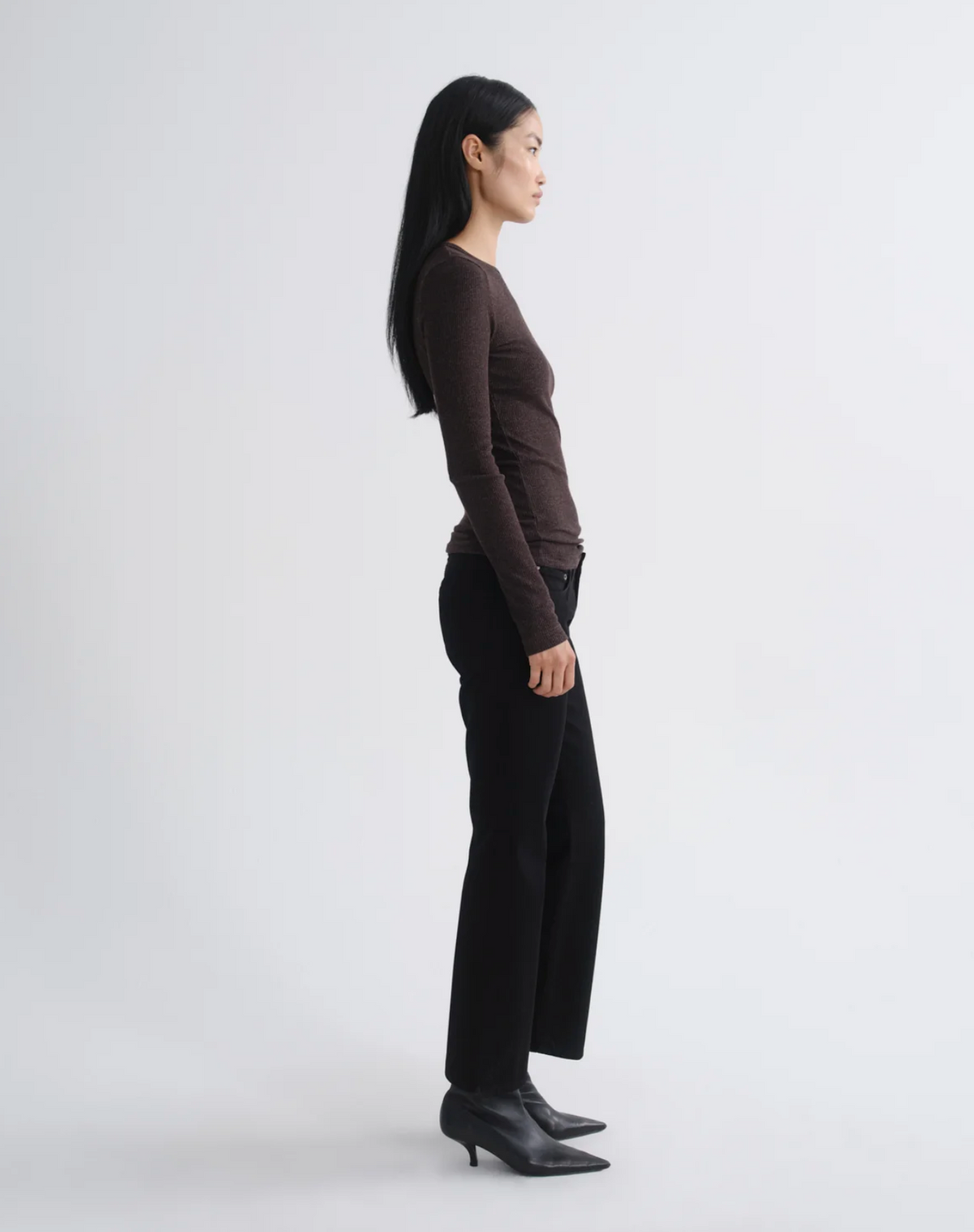 Delphi Slim Top, Ganache