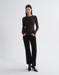 Delphi Slim Top, Ganache