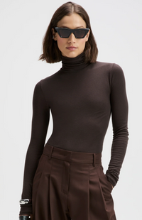 The Cashmere Turtleneck, Chocolate