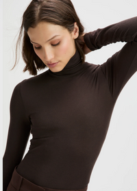 The Cashmere Turtleneck, Chocolate