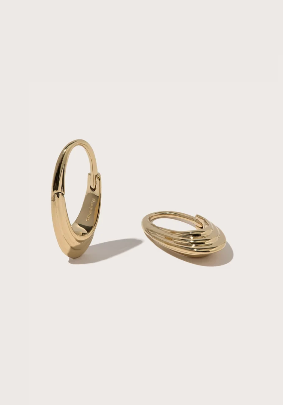 Roscida Ridged Hoops