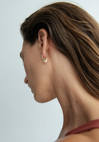Roscida Ridged Hoops