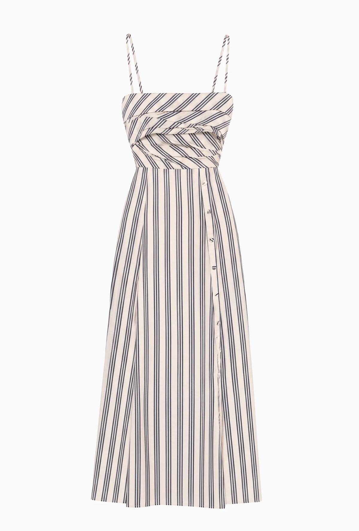 Anise Tank Dress, Ecru Stripe