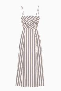 Anise Tank Dress, Ecru Stripe