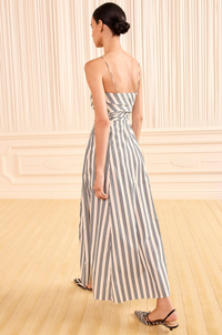 Anise Tank Dress, Ecru Stripe