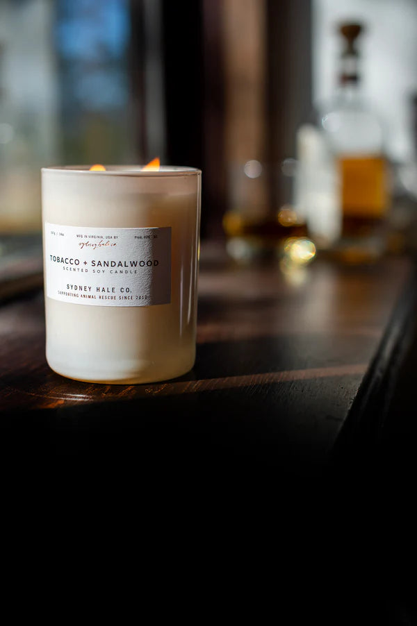 Sydney Hale Candle, Tobacco + Sandalwood