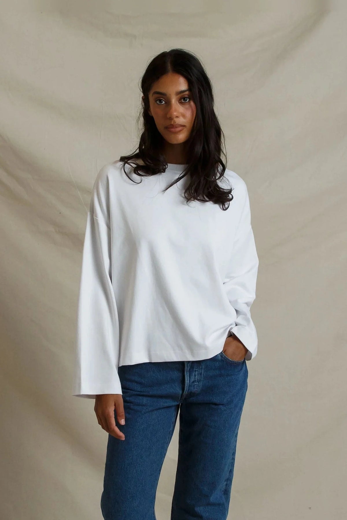 Mariana Long Sleeve, White