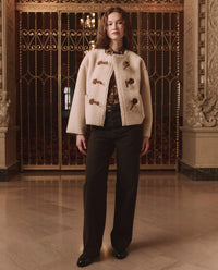 The Woodside Toggle Coat, Cream