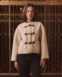 The Woodside Toggle Coat, Cream