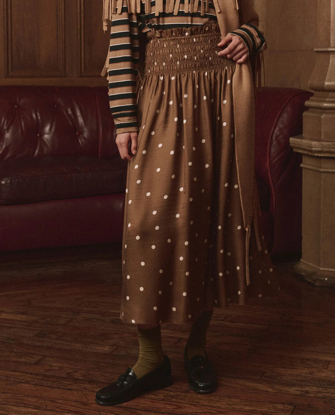 The Canary Skirt, Copper Dot