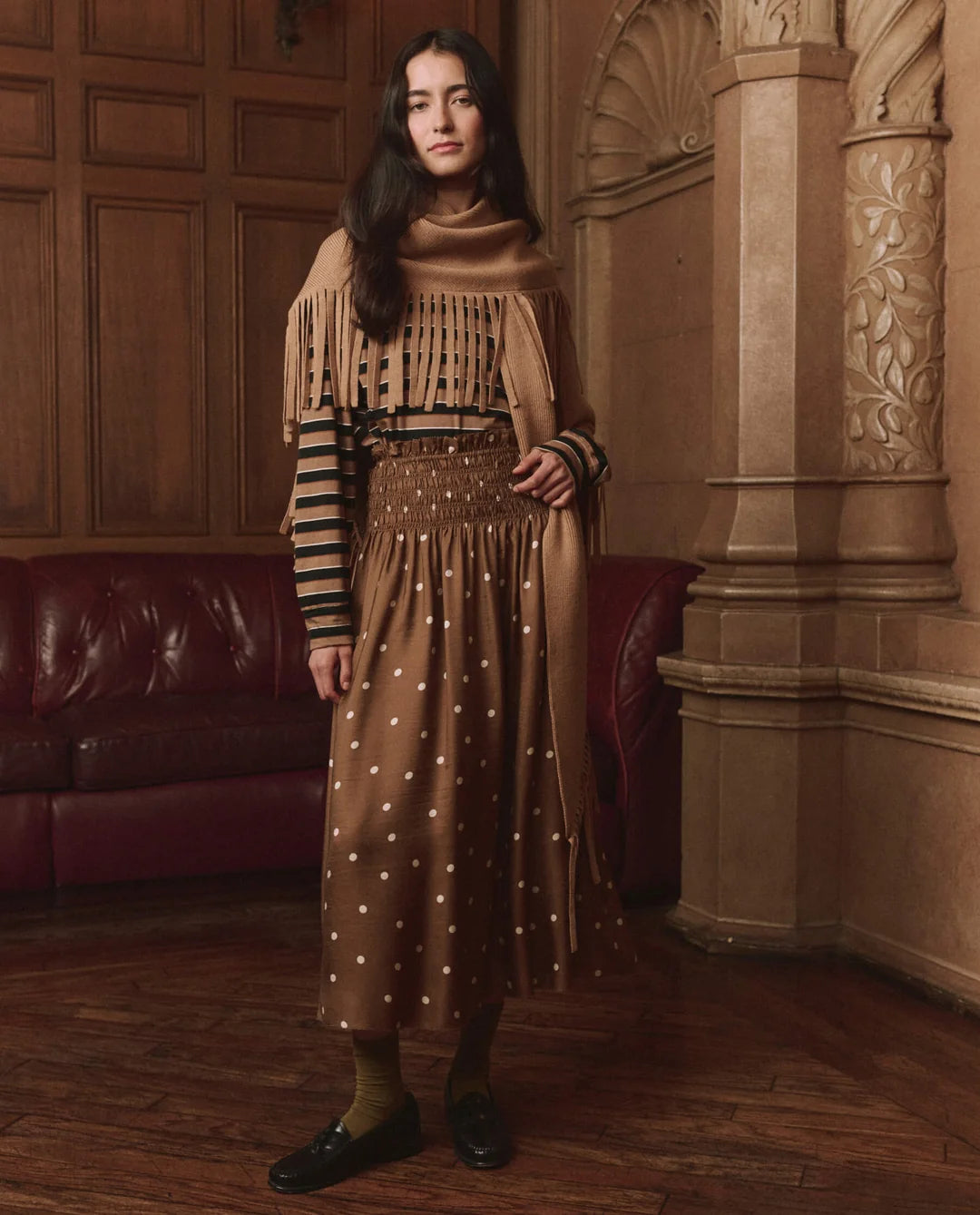 The Canary Skirt, Copper Dot