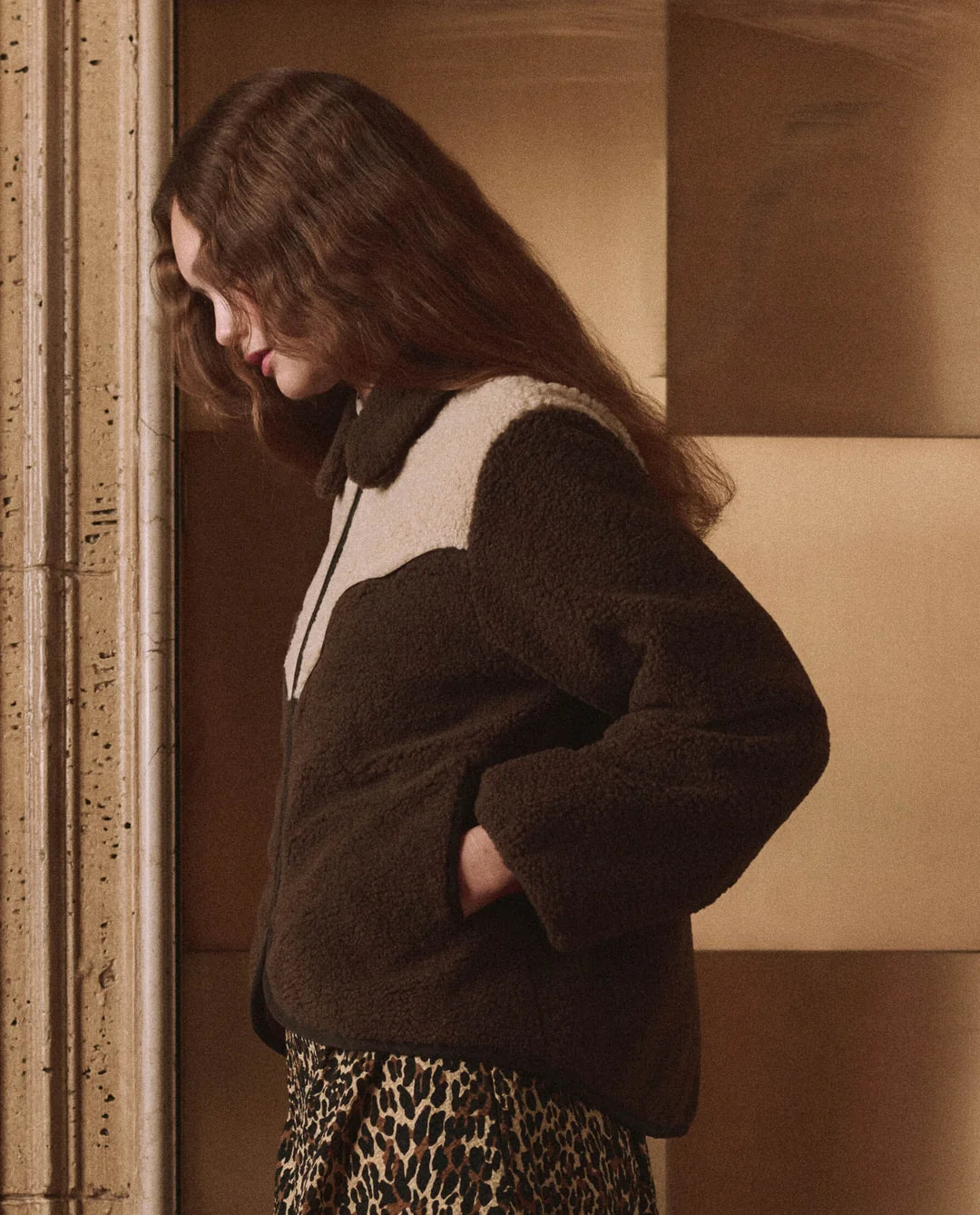 The Reversible Western Yoke Jacket, Brown