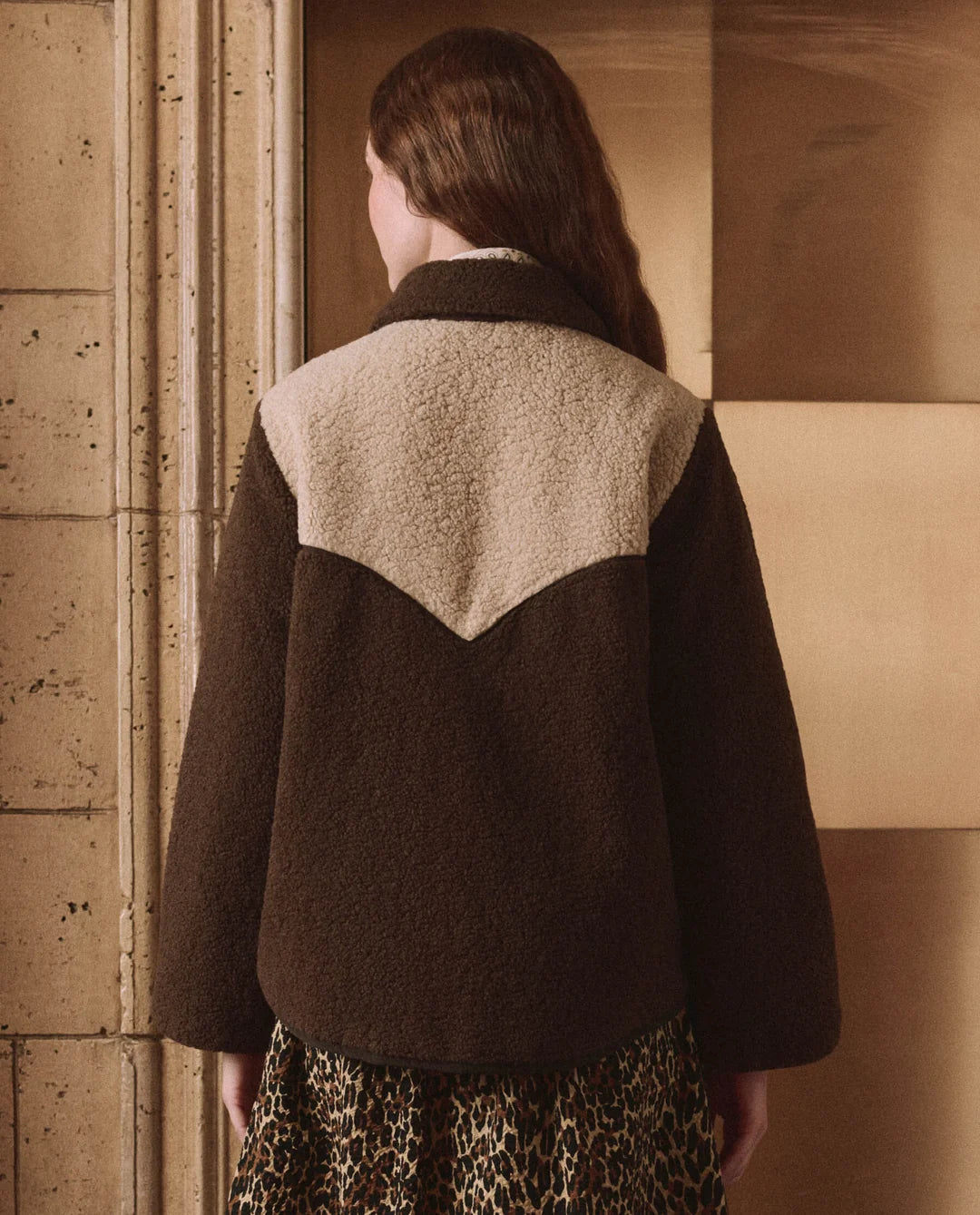 The Reversible Western Yoke Jacket, Brown