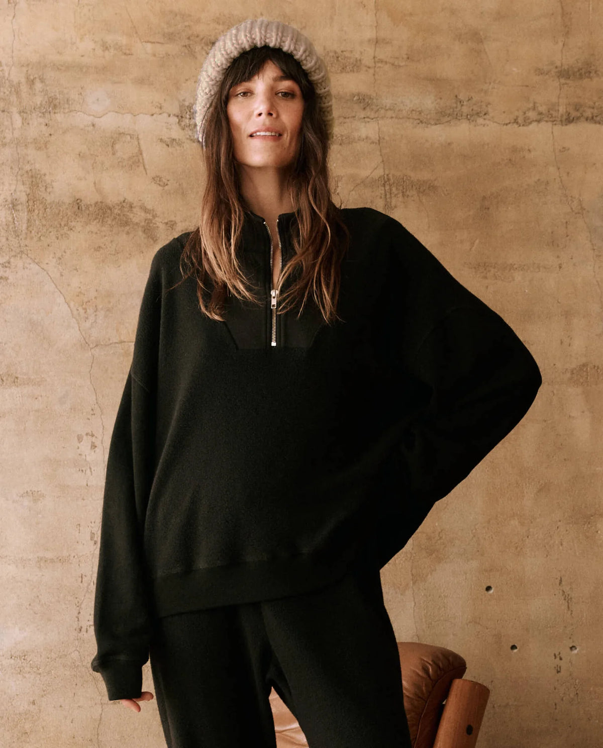 The Slouch Trail Sweatshirt, Almost Black