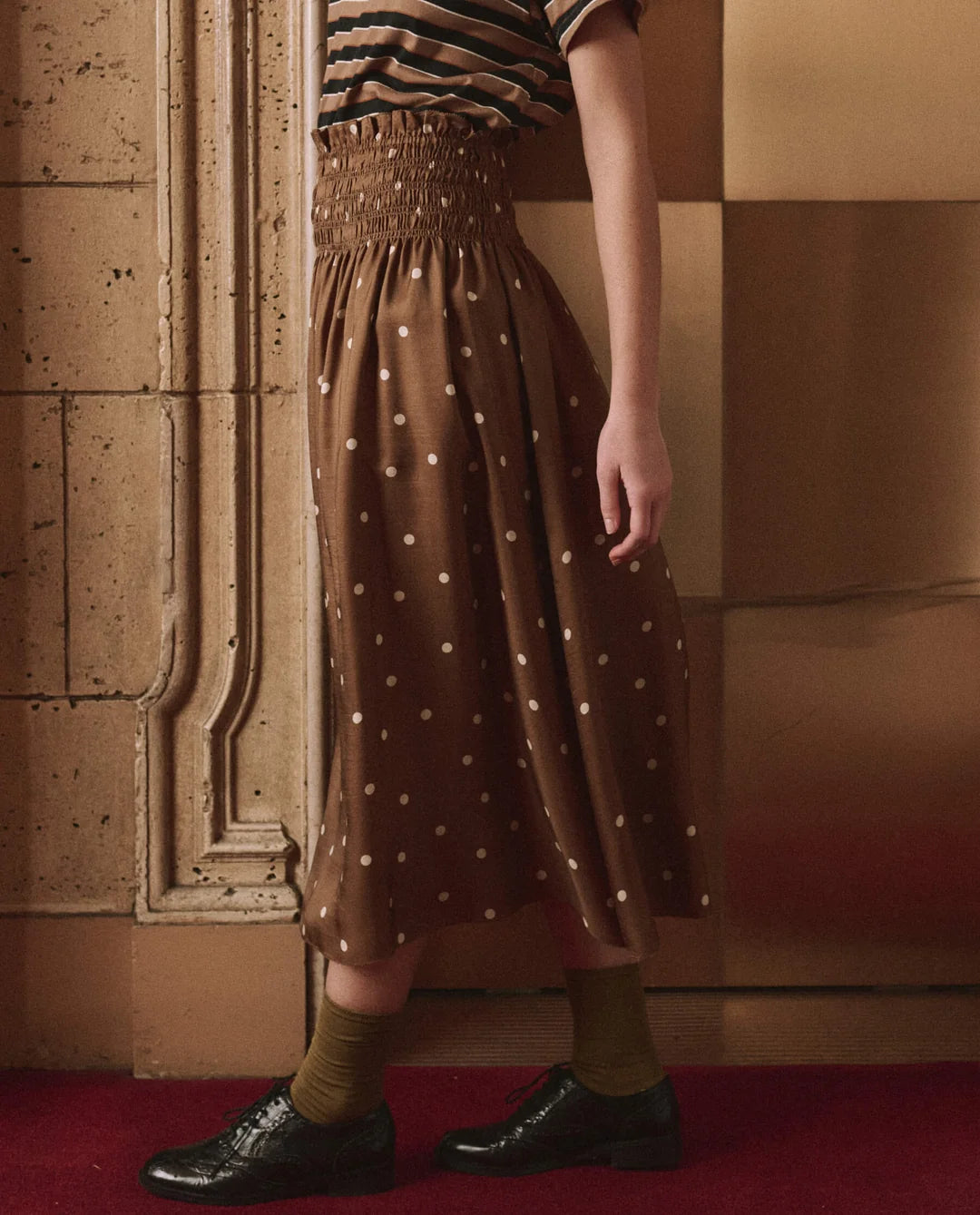 The Canary Skirt, Copper Dot